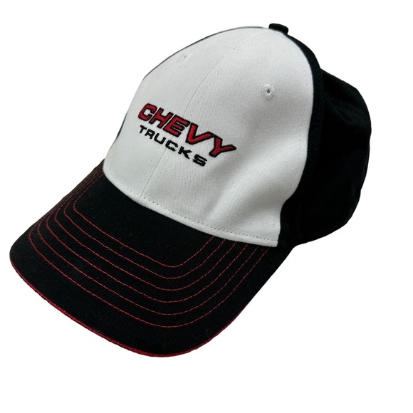 General Motors Official Licensed Product Chevy Trucks Hat Strapback Black White
